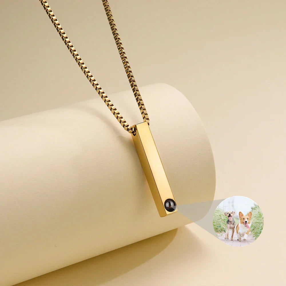 Colar Memórias Masculino | Personalizado com foto