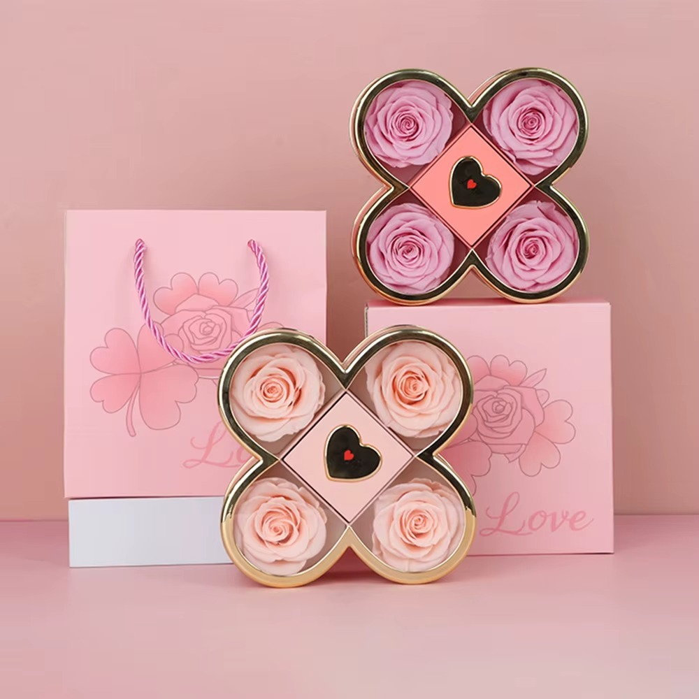 Caixa 4 Rosas Eternas