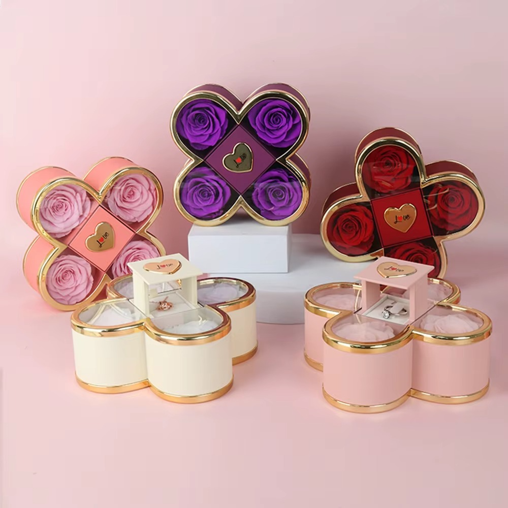 Caixa 4 Rosas Eternas